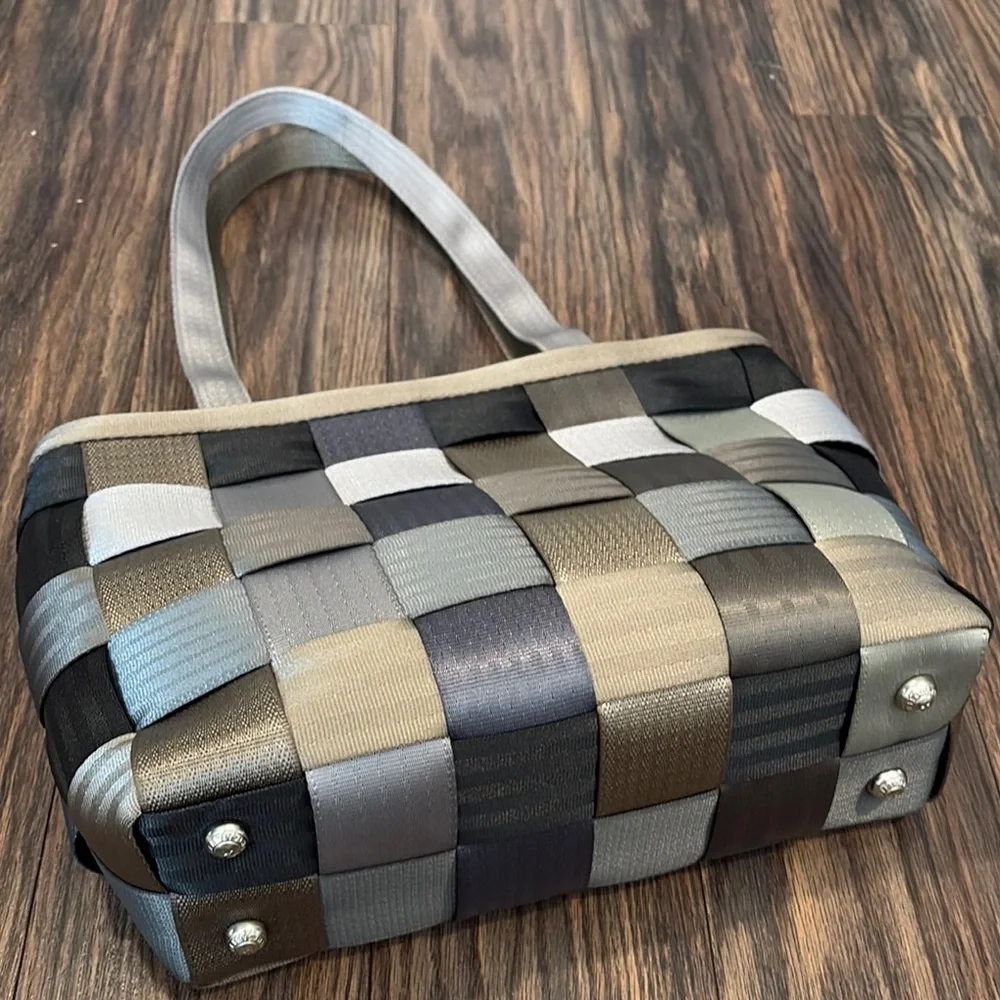 Harvey’s Woven Tree-Cycle Tote Bag in Neutral Tones
